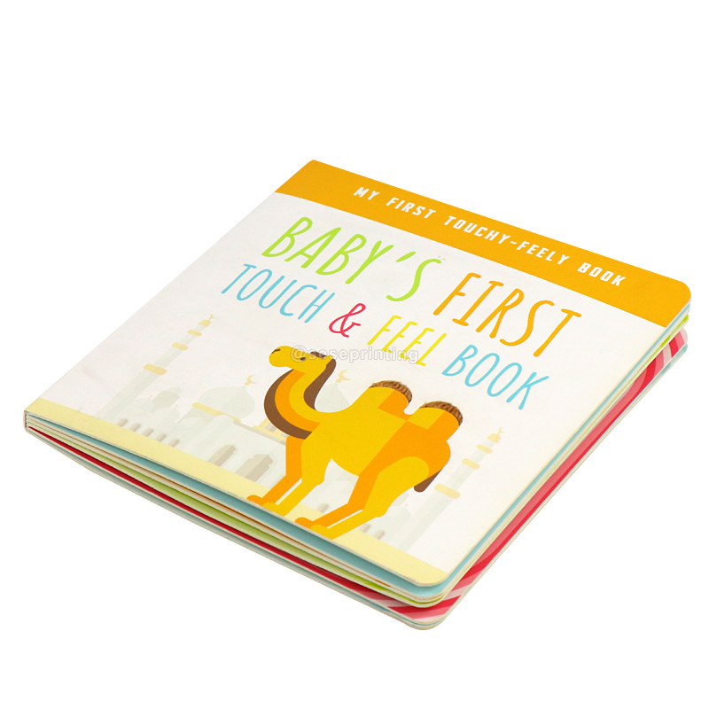 Kids Baby Touch and Feel Cardboard Book Hardcover Children Board Book 7