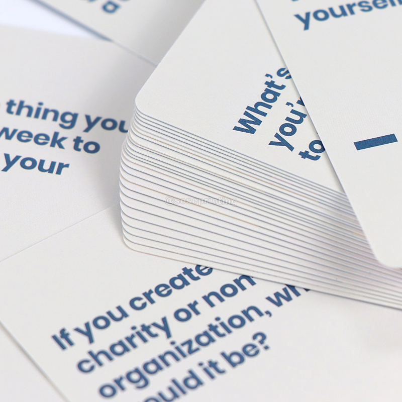 Printing Playing Cards Conversation Question Couple Card Games with Box 9