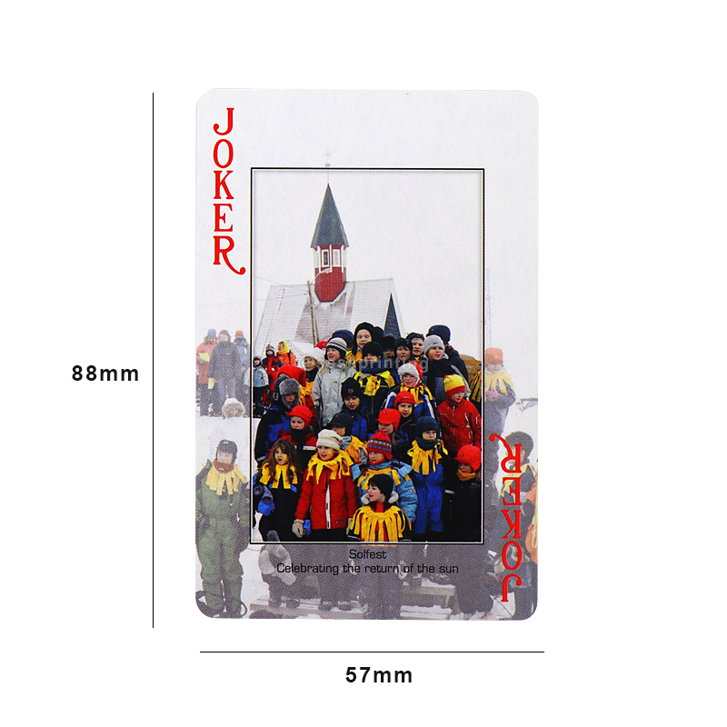 Custom Printing Front and Back Paper Playing Cards Adult Poker Card Game 7