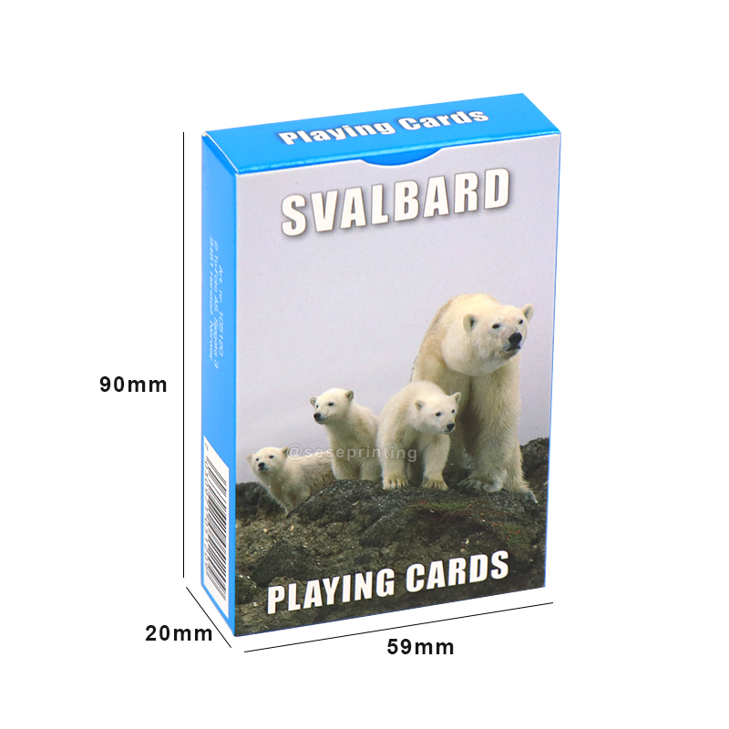 Custom Printing Front and Back Paper Playing Cards Adult Poker Card Game 6