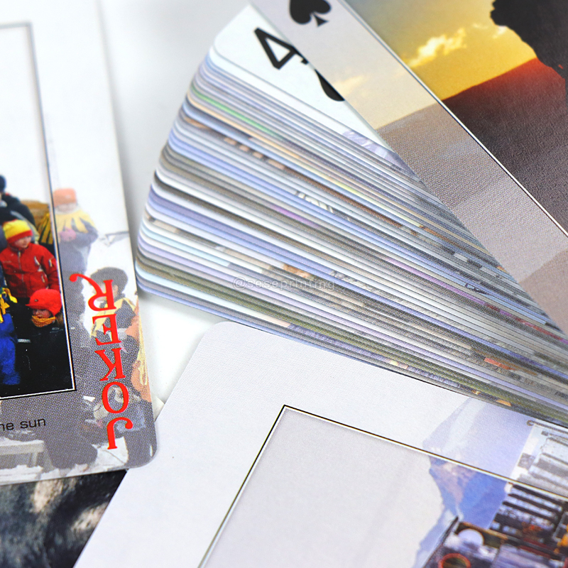 Custom Printing Front and Back Paper Playing Cards Adult Poker Card Game 9