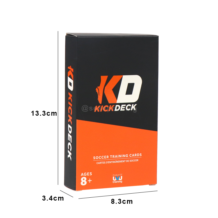 Custom Flashcards Printed Soccer Training Card Manufacturer 6