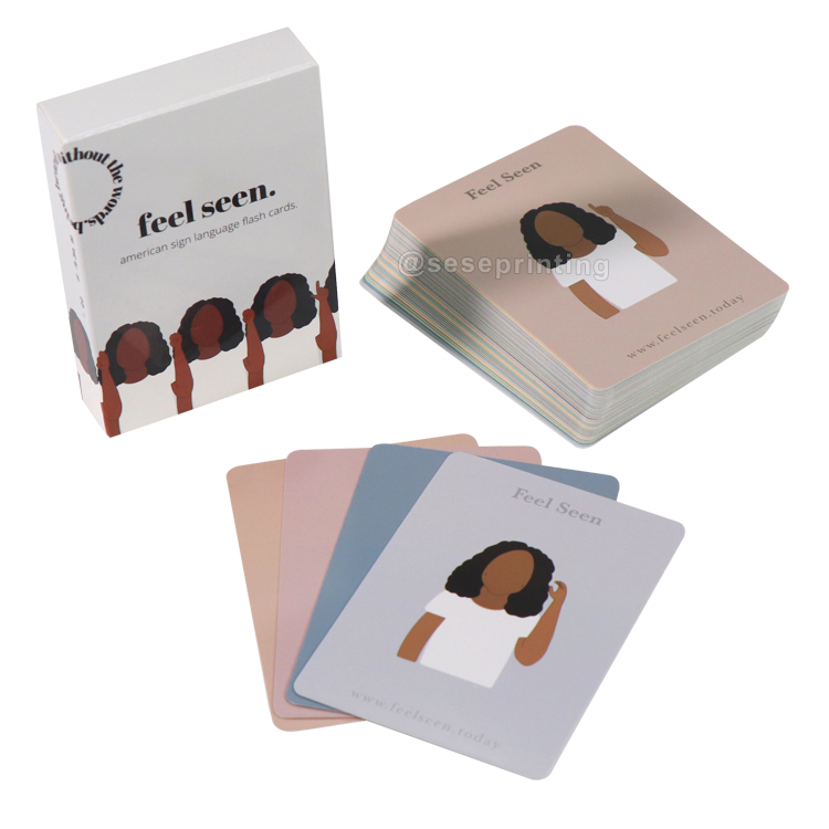 Custom Game Cards Print Children Flashcard Learning Words Card 8