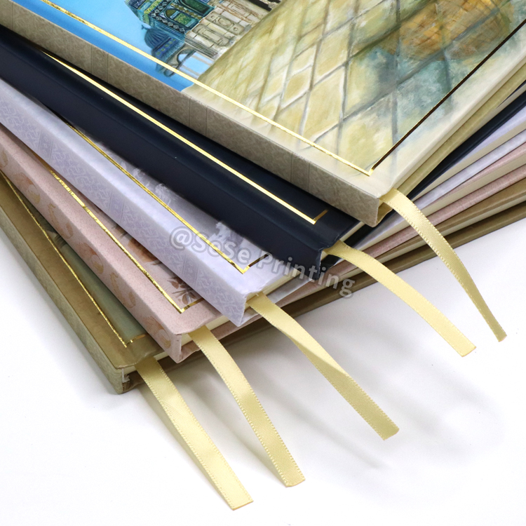 Custom A5 Journal Workbook Printing Foil Cover Notebook 8