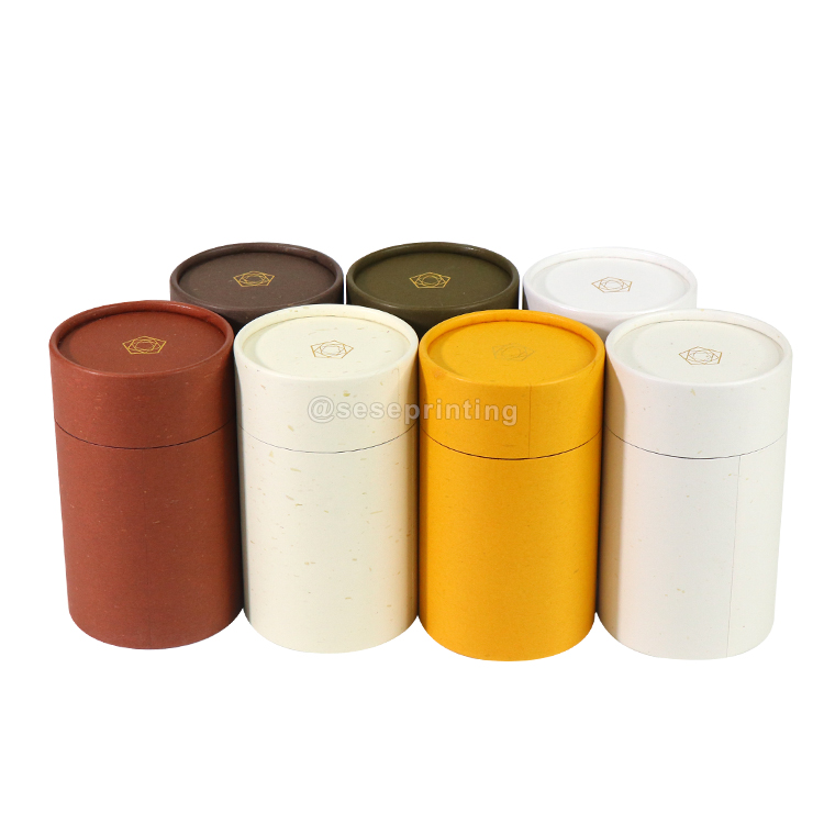 Custom Perfume Candle Package Paper Cylinder Box Cardboard Tube Packaging with Logo 6