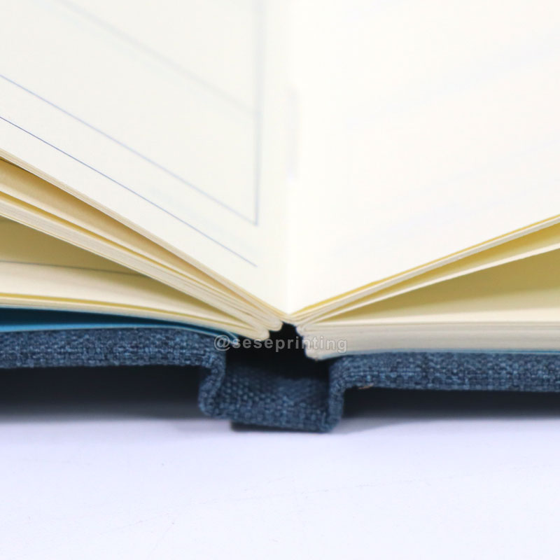 Custom Fabric Cover Journal Undated Notebook Private Label Inspirational Journal Notebook 8