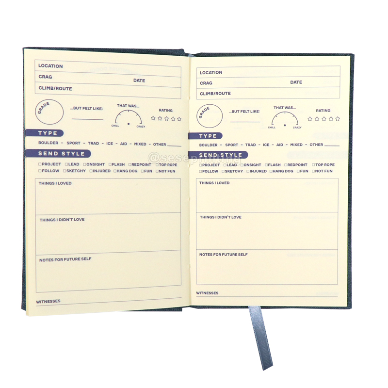 Custom Fabric Cover Journal Undated Notebook Private Label Inspirational Journal Notebook 7