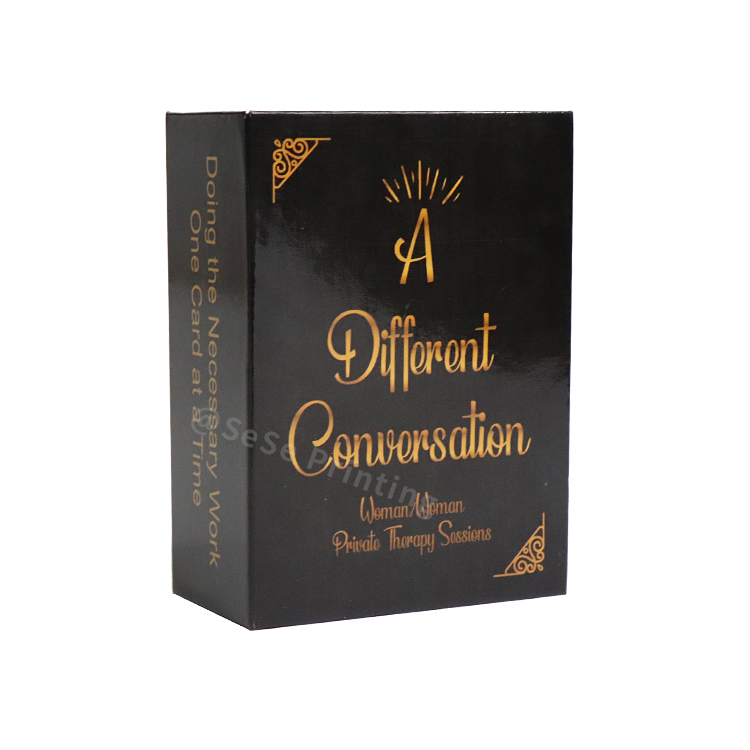 Custom Conversation Cards Question Card Game Printing for Couples Adults Party Cards with Box 6