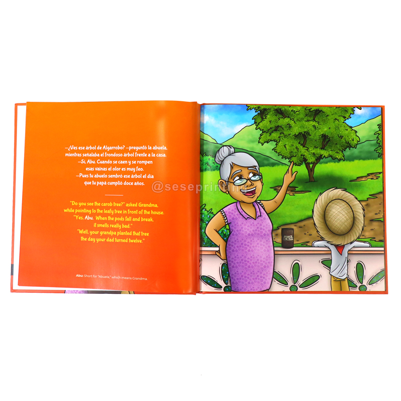 High Quality Colorful Hardcover Kids Story Book Custom Children Book Printing 7