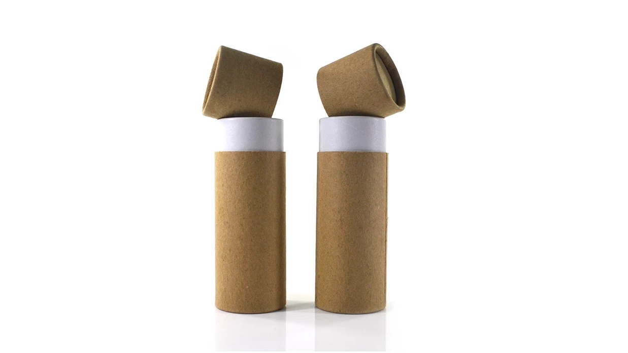 Cosmetic Packaging10ml 15ml 20ml 30ml 50ml 100ml Recycled Kraft Cardboard White Brown Black Paper Tube 1