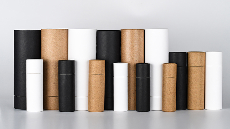 Cosmetic Packaging10ml 15ml 20ml 30ml 50ml 100ml Recycled Kraft Cardboard White Brown Black Paper Tube 7