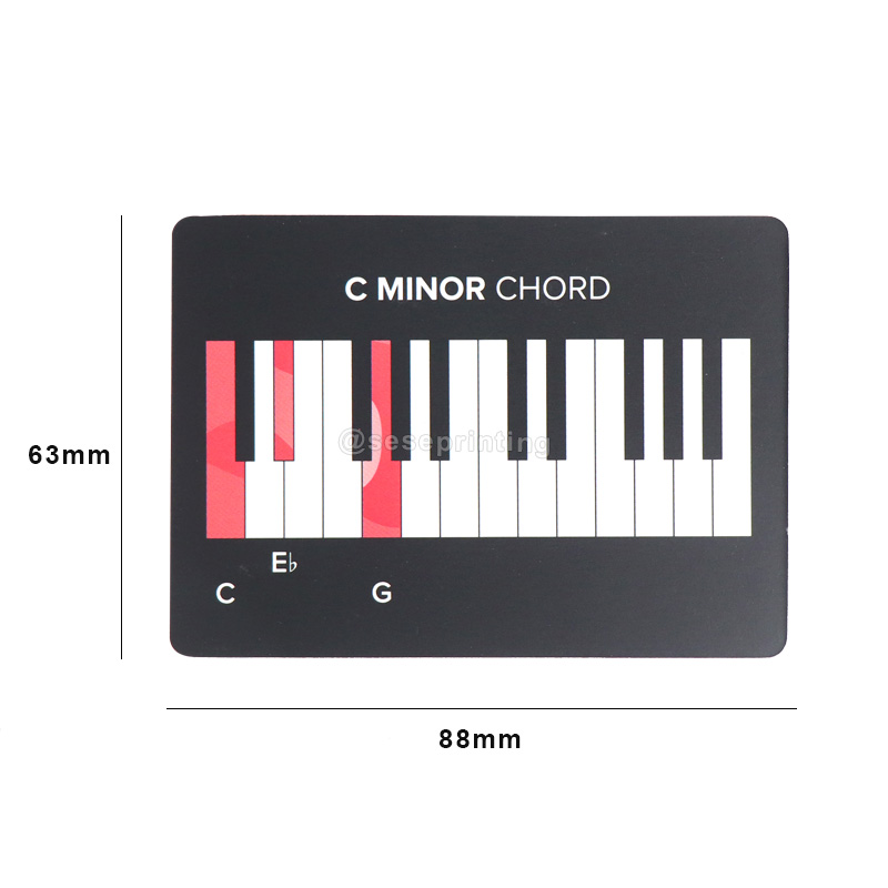 Custom Printed Flash Cards Music Learning Card Kids Flashcards 7