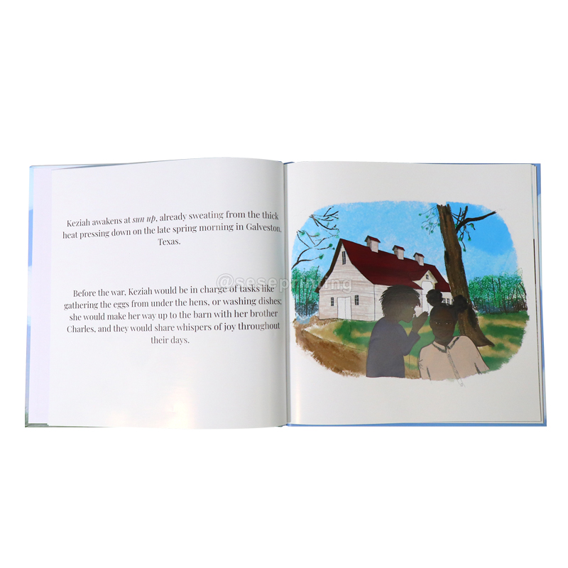 Custom Your Own Design Printing A5 Hardcover Book Kids Sleeping Storybook Children Story Books 7