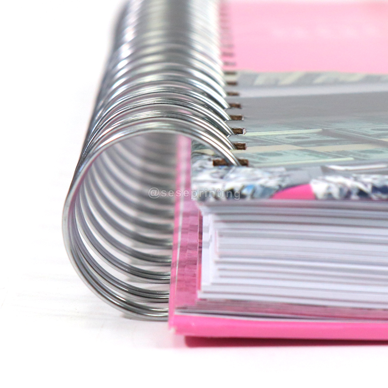 Planner Custom Printing Manifestation Journal Making Custom Spiral Bound Monthly Goals Planner Workbook 8