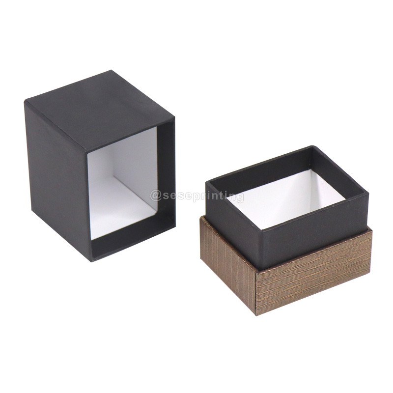 Custom Luxury Brown Cardboard Printing Packaging Paper Watch Boxes Gift Paper Packaging Jewelry Box Lid and Base Box 8