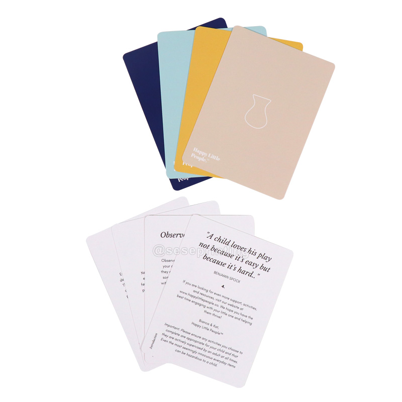 52 Kids Preschool Learning prompts Playing Cards Affirmation Cards 8