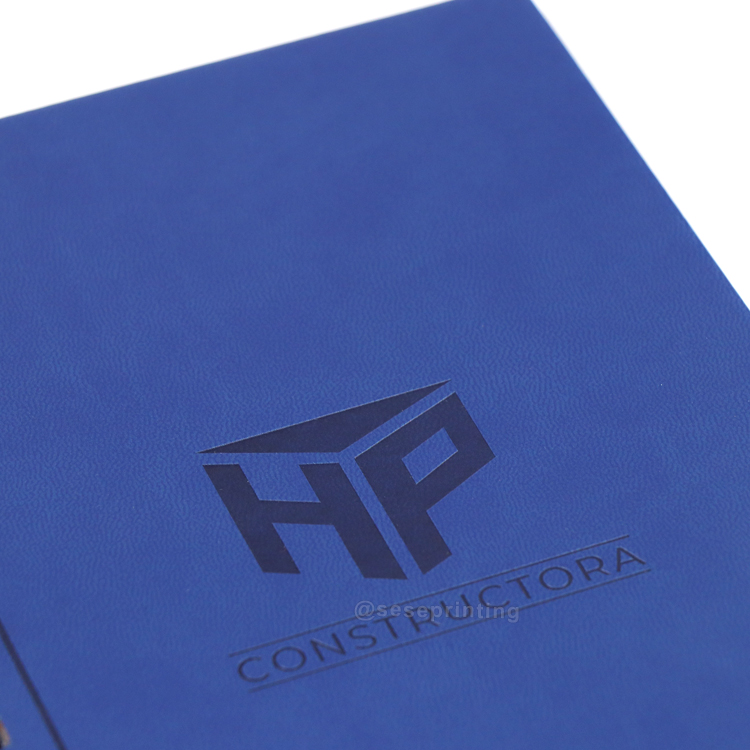 Private Label A5 Hardcover Journal Leather Custom Printed Spiral Binding Notebook with Sublimation Logo 8