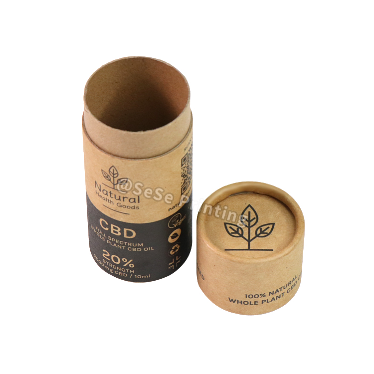 Custom Cardboard Kraft Paper Cylinder Box Packaging Candle Paper Tube Packaging 8
