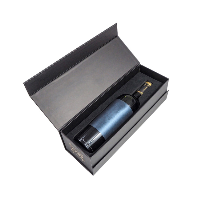 Custom Made Luxury Matt Rigid Cardboard Liquor Set Packaging Boxes Champagne Whisky Red Wine Bottles Glass Paper Gift Bo 7