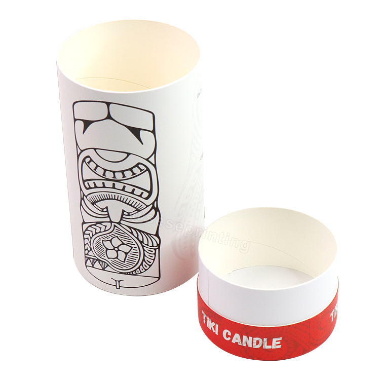 Custom Printed Cylinder Box Cardboard Candle Round Boxes Gift Paper Tube Packaging Box 8