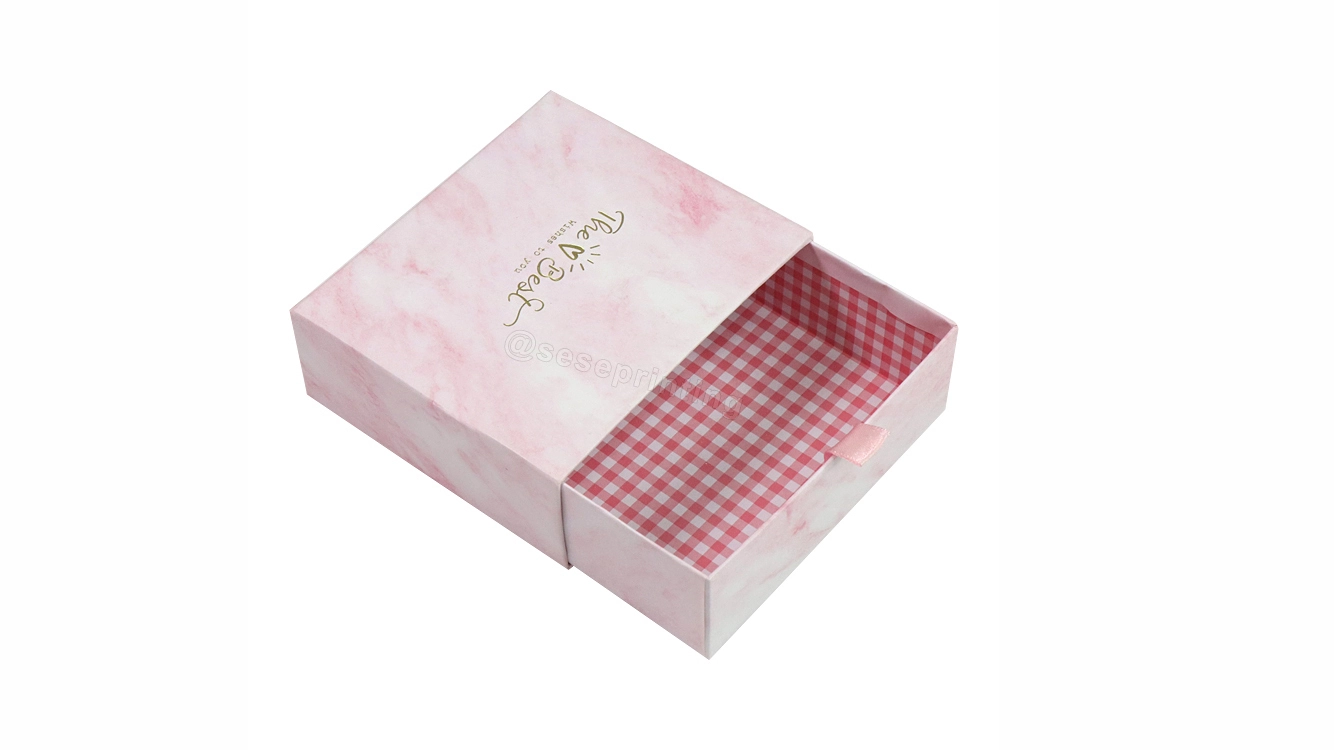 Custom Logo And Size High Quality Luxury Rigid Paper Small Drawer Box Packaging Pull Out Sleeve Sliding Gift Drawer Box 1