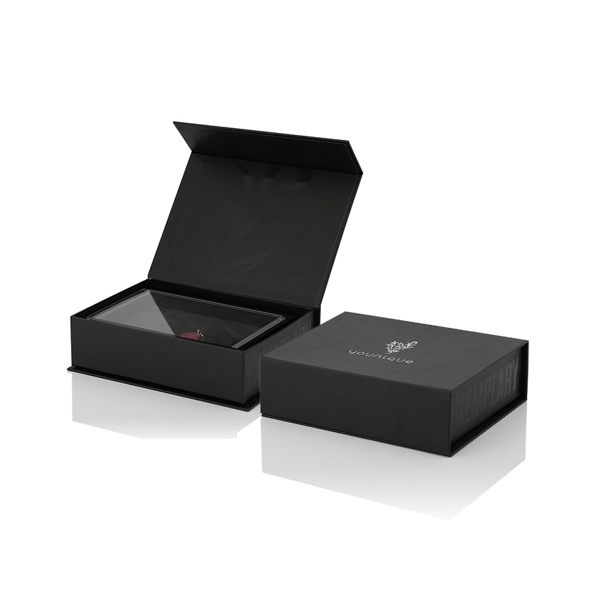 Luxury Design Rigid Cardboard Clamshell Storage Book Paper Gift Box 8