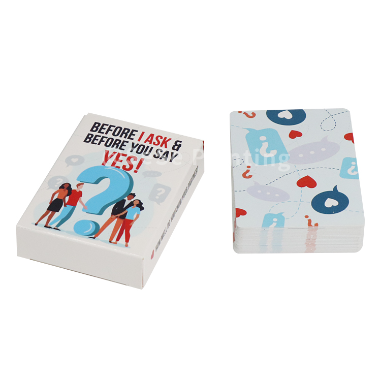 Printing Family Question Answer Game Card Adult Playing Card 6