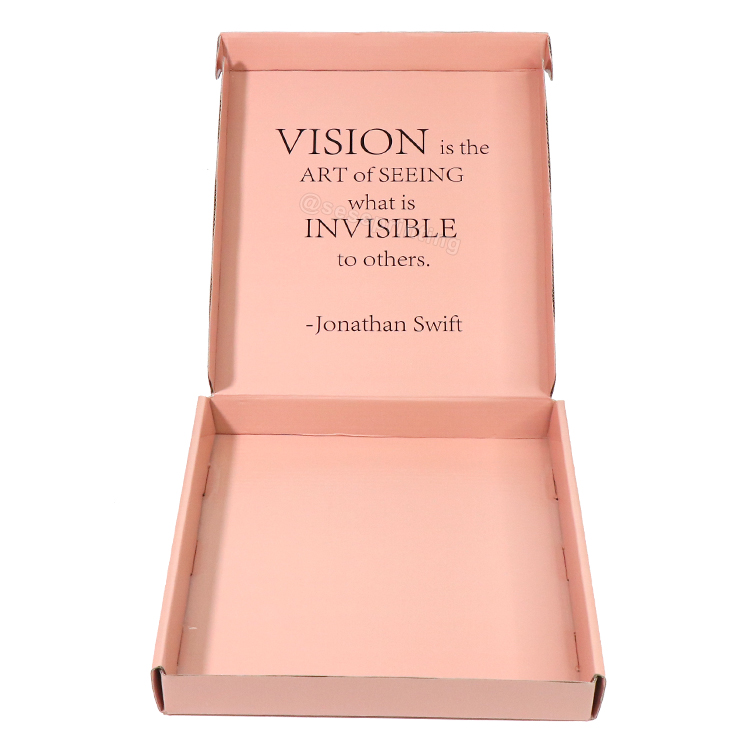 Printed Commerce Postal Corrugated Shipping Box Packaging Custom Logo Cardboard Mailing Mailer Paper Box 7