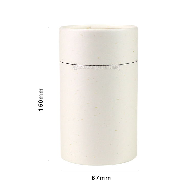 Luxury Cylinder Paperboard Tea Tube Packaging Paper Cosmetic Canister Cylinder Packaging Box 6