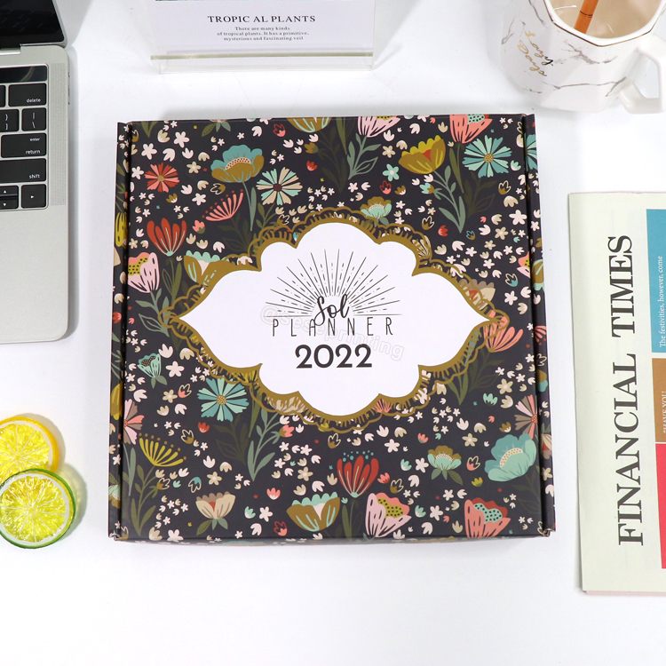 Custom Printed Logo Shipping Paper Cardboard Boxes Corrugated Packaging Mailer Box 6