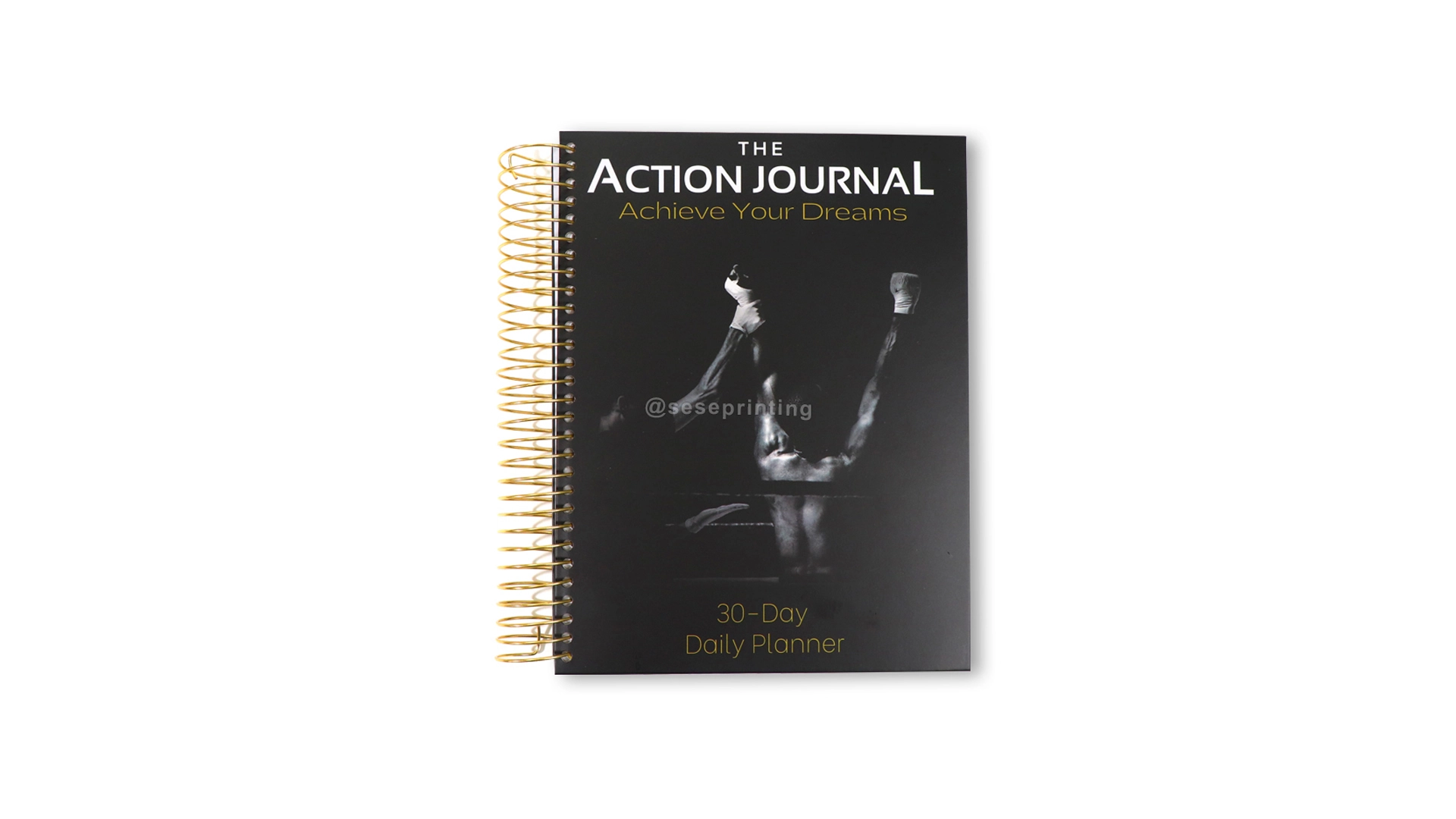 Custom Spiral Hardcover Notebooks Daily Planner 2023 Printing Private Label Action Journal 1