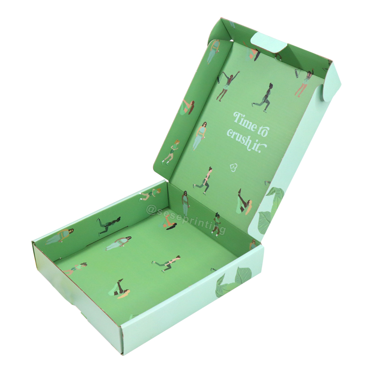 Factory Made Colorful Printed Gold Foil Stamping Logo Corrugated Shipping Box Custom Mailer Box 8
