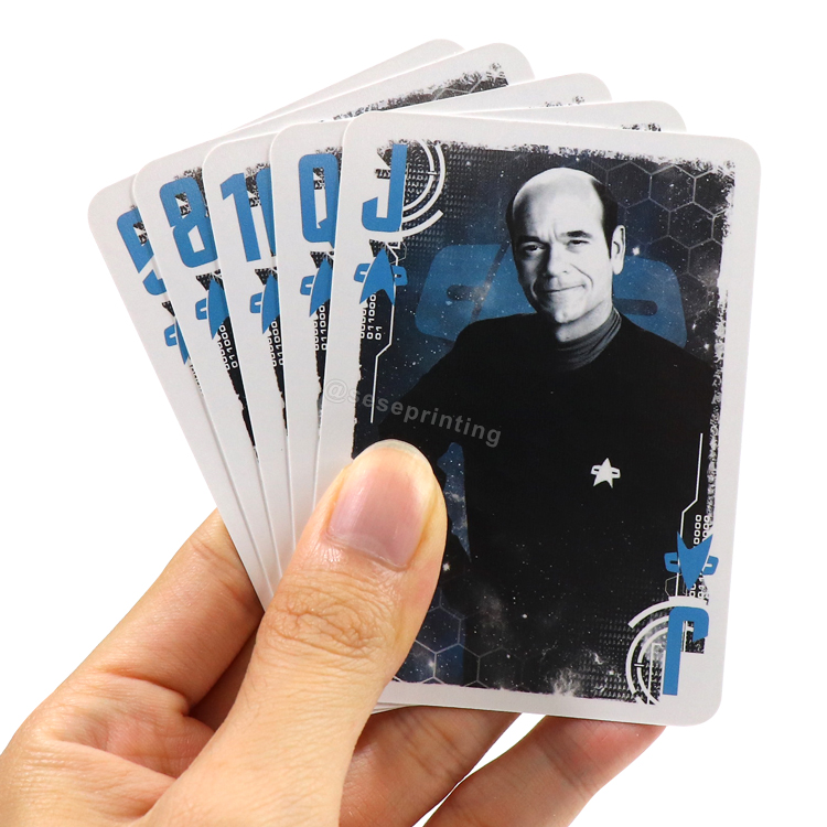 Custom Design Card Deck Game Full Color Poker Playing Card Set 7