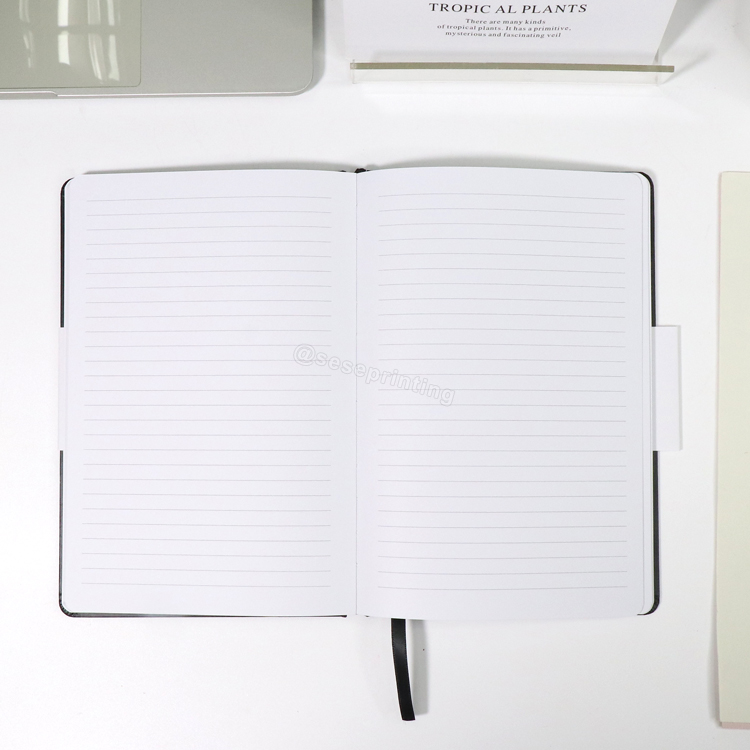 Custom Logo A5 Hardcover Travel Notebook Pu Leather Line 80gsm Paper Journal Notebook Manufacturer | SeSe Printing 8