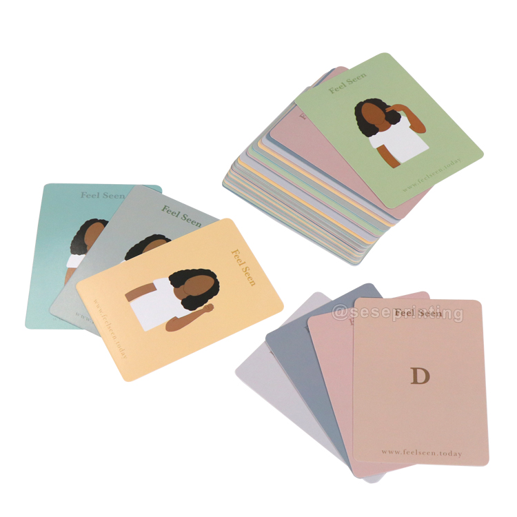 Custom Printing Flash Card Game for Kids Educational 9