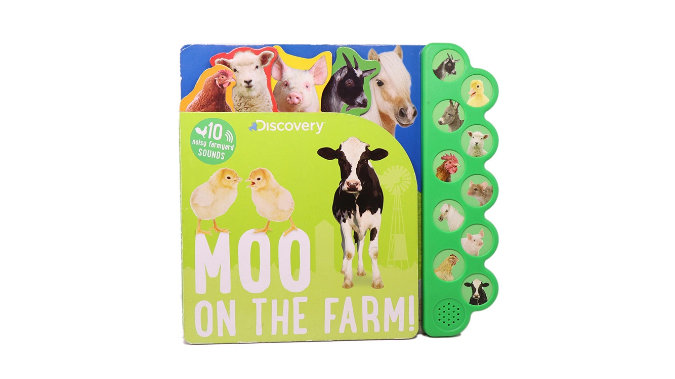 Custom Animal Sound Touch Children Board Book Print Manufacturer 1