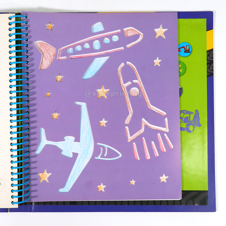 Best Custom A4 A5 Kids Coloring Book Adult Custom Coloring Books with Hardcover Company - SeSe Printing 7