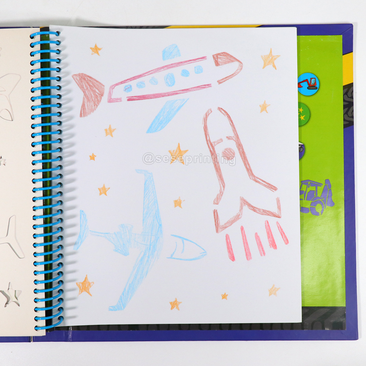 Best Custom A4 A5 Kids Coloring Book Adult Custom Coloring Books with Hardcover Company - SeSe Printing 8