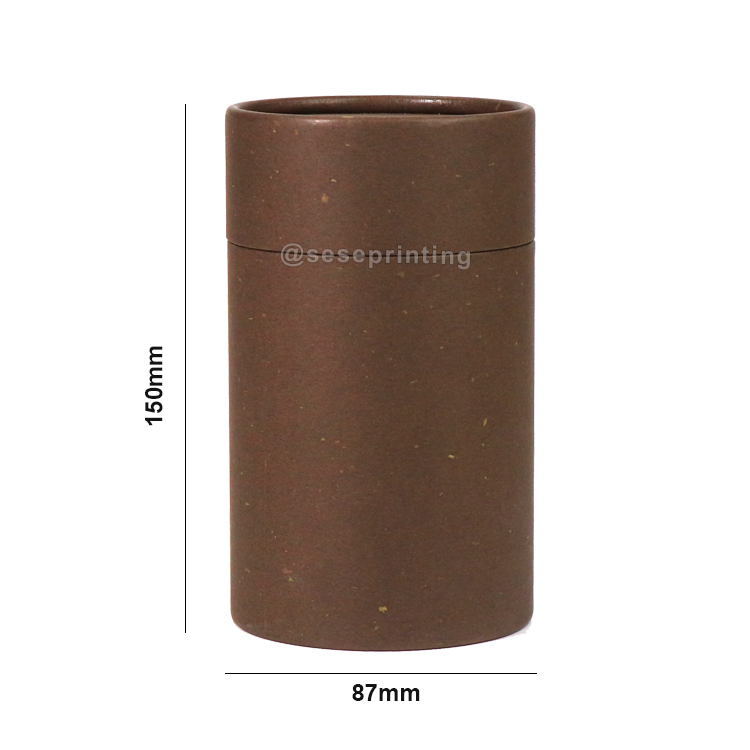 Custom Eco Friendly Cardboard Skincare Packaging Cylinder Box Paper Tube Packaging 6