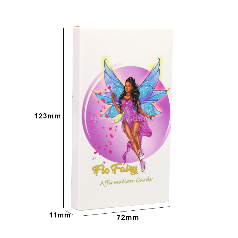 Custom Gold Foil Logo Positive Self Motivational Affirmation Card 6