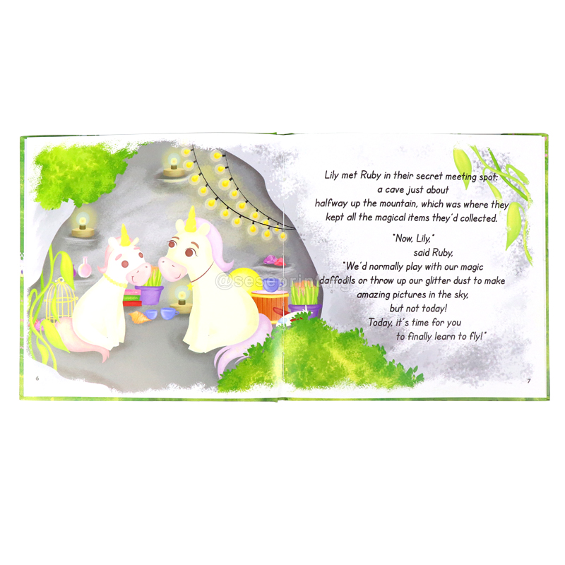 Custom Educational Full Color Children Picture Story Book Printing Hardcover 7