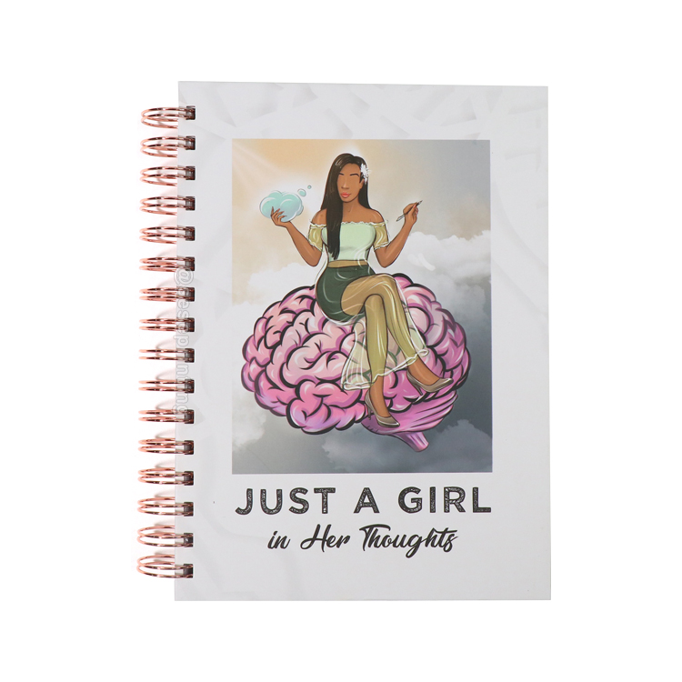 Custom Spiral Notebook Printed Affirmation Planner Girls Journals 6