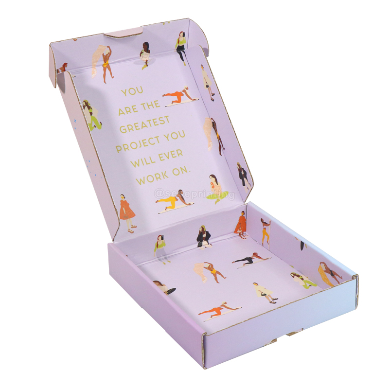 Custom Logo Packaging Mailer Box Full Color Corrugated Paper Box Shipping Box 7