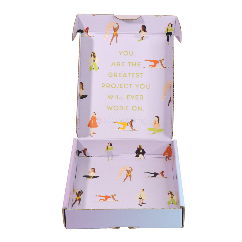 Custom Logo Packaging Mailer Box Full Color Corrugated Paper Box Shipping Box 8