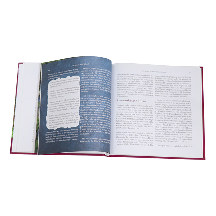 Full Color Cloth Cover Book Printing Custom Hardcover Book 7