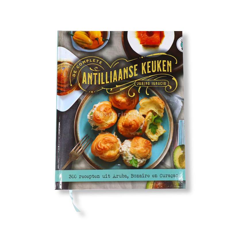 Factory Printing Full Color Cooking Food Book Hardcover Healthy Cookbook Publishing Recipe Book Printing 6