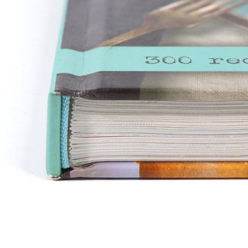Factory Printing Full Color Cooking Food Book Hardcover Healthy Cookbook Publishing Recipe Book Printing 8