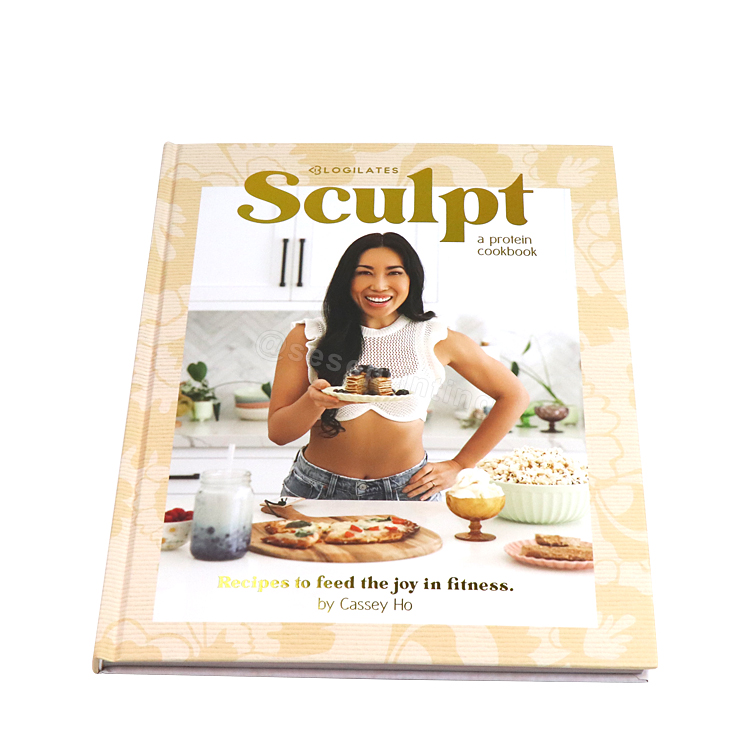 High Quality Full Color Custom Print Book Hardcover Recipe Book Cookbook Printing 6