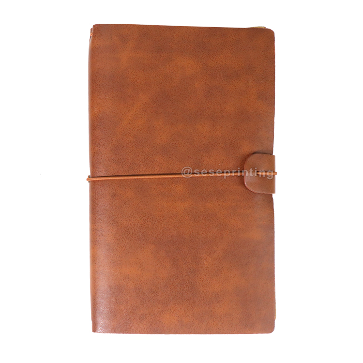 Quality High Quality Handmade Vintage Leather Notebook Travel Journal for Taking Notes Manufacturer | SeSe Printing 6