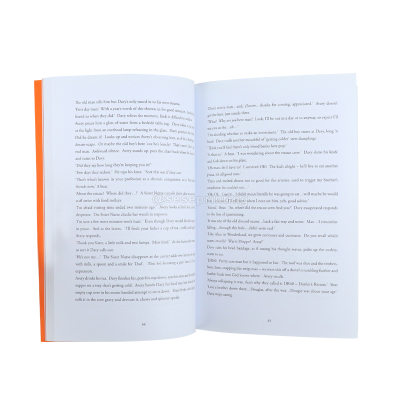 Quality Custom Black and White Book Perfect Binding Books Printing Service Manufacturer | SeSe Printing 7